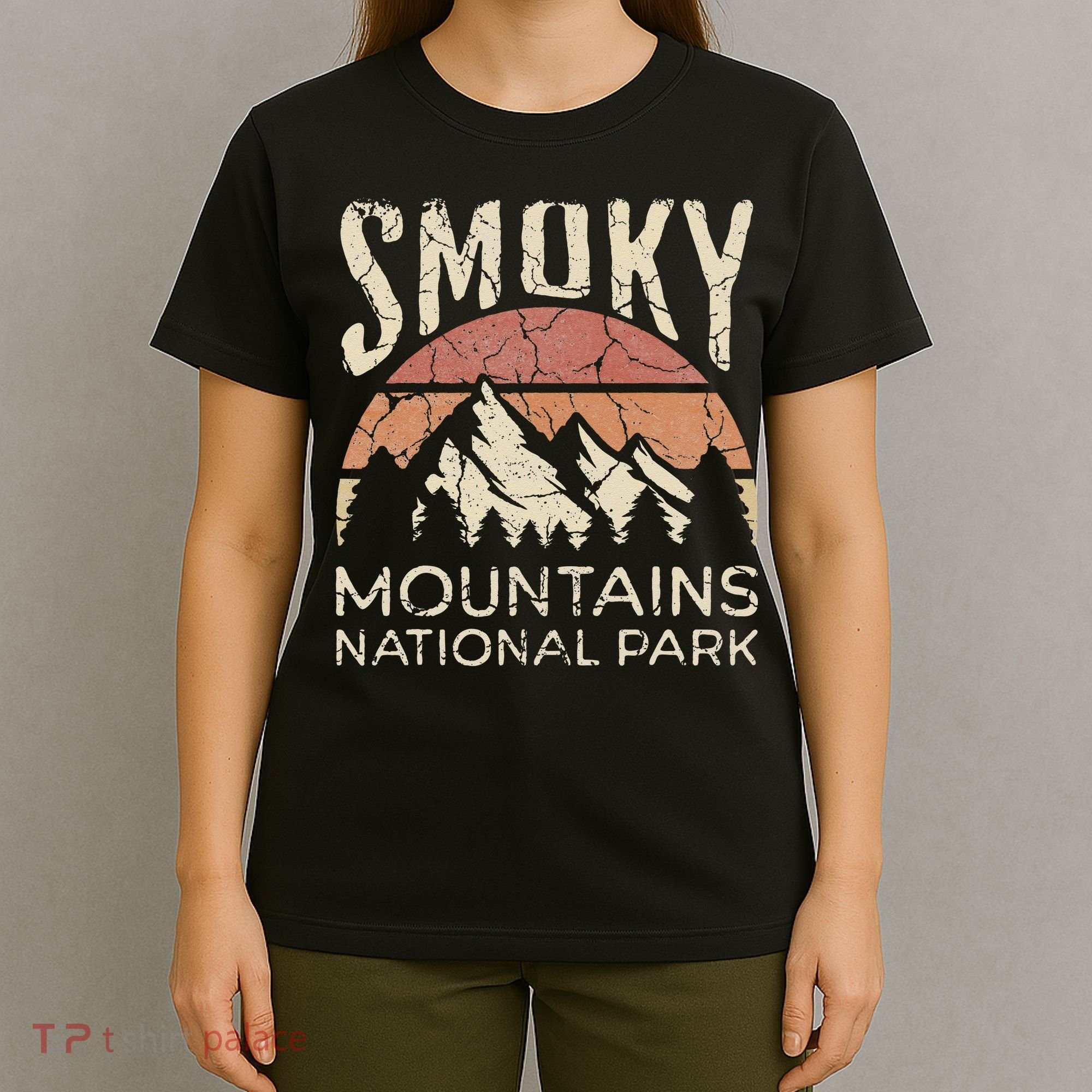 Smoky Mountains National Park Tennessee Hiking Outdoors T-Shirt