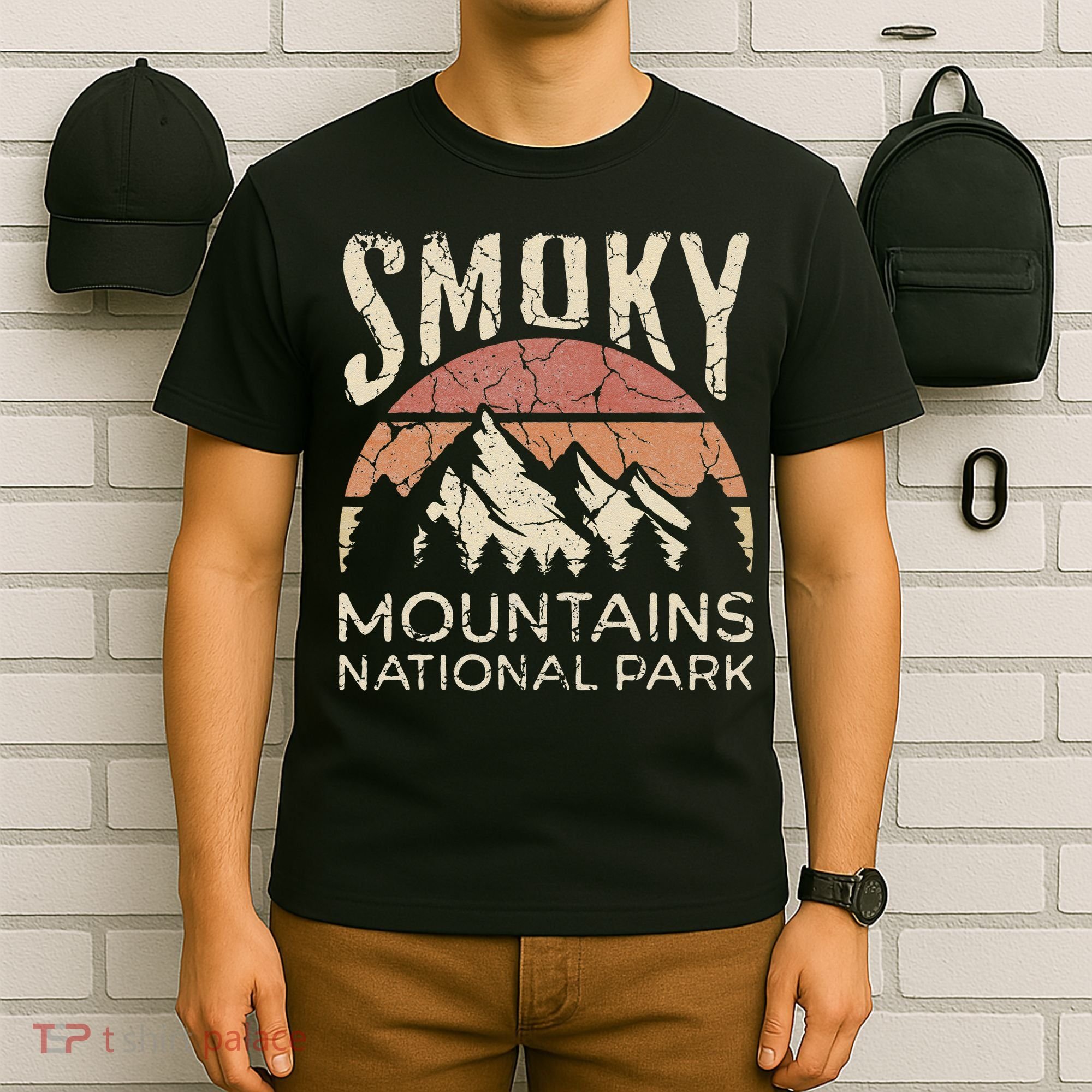 Smoky Mountains National Park Tennessee Hiking Outdoors T-Shirt