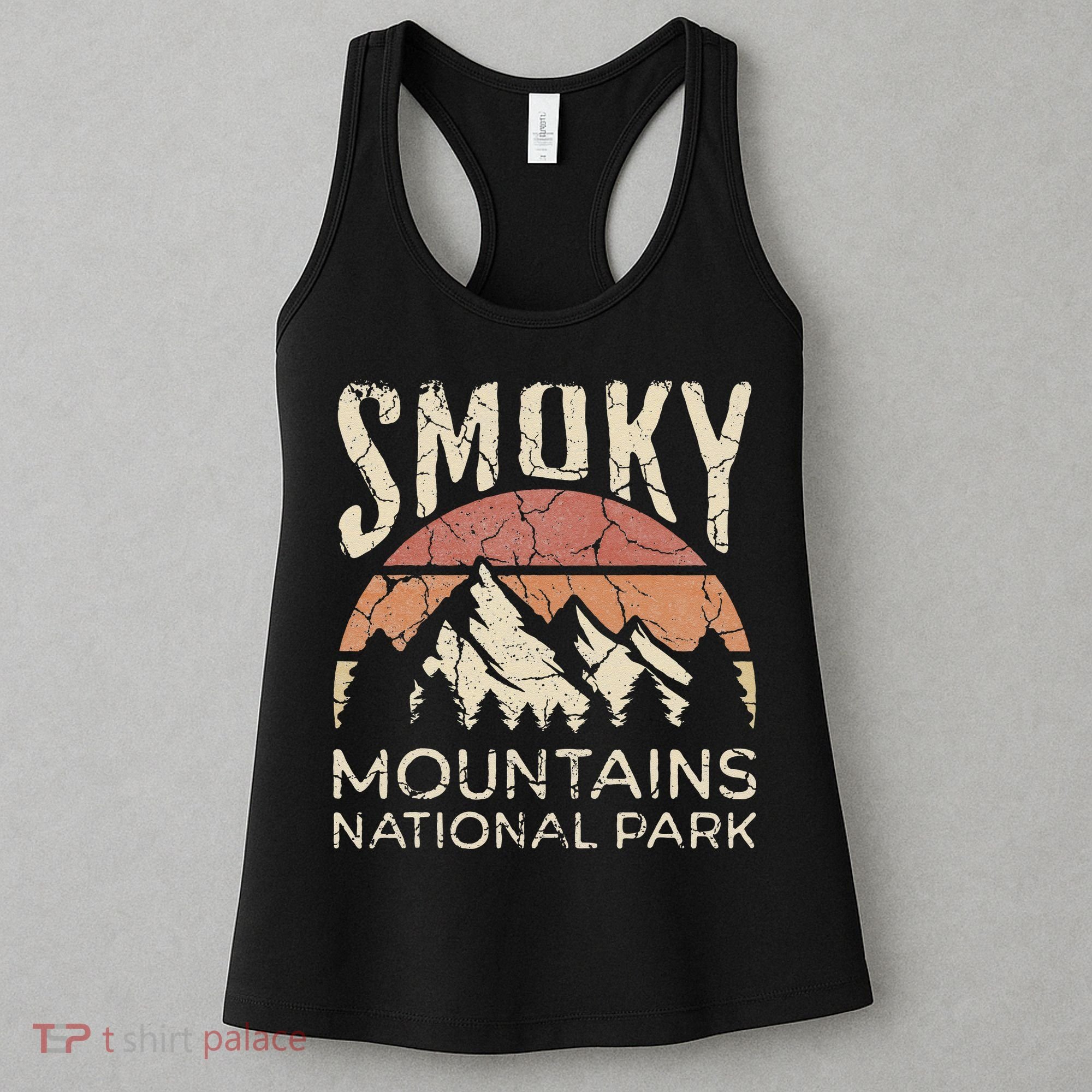 Smoky Mountains National Park Tennessee Hiking Outdoors Women's Tank Top
