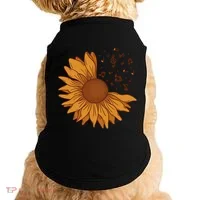 Sunflower Musical Notes Doggie Tank thumb 0