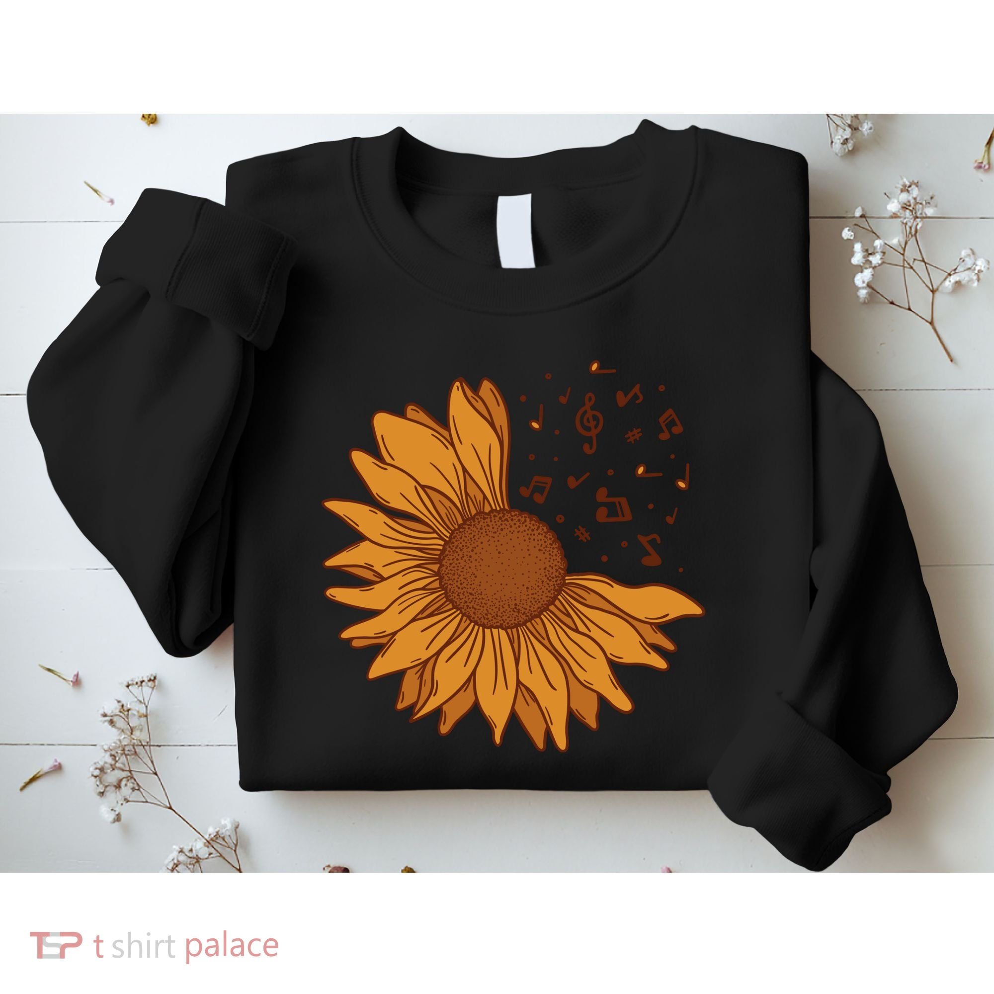 Sunflower Musical Notes Sweatshirt