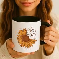 Sunflower Musical Notes Coffee Mug thumb 3