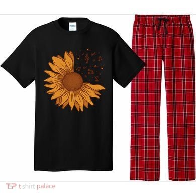 Sunflower Musical Notes Pajama Set