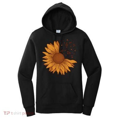 Sunflower Musical Notes Women's Hoodie