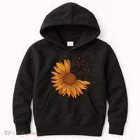 Sunflower Musical Notes Kids Hoodie thumb 0