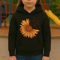 Sunflower Musical Notes Kids Hoodie thumb 3