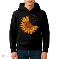 Sunflower Musical Notes Kids Hoodie thumb 4