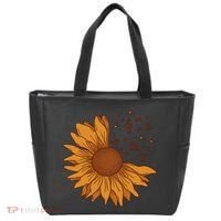 Sunflower Musical Notes Tote Bag thumb 0