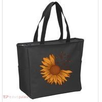Sunflower Musical Notes Tote Bag thumb 2