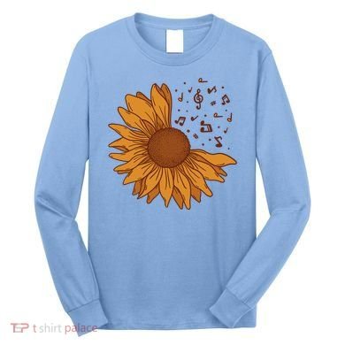 Sunflower Musical Notes Long Sleeve Shirt