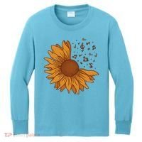 Sunflower Musical Notes Kids Long Sleeve Shirt thumb 0