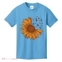 Sunflower Musical Notes Kids T-Shirt thumb 0