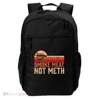 Smoke Meat Not Meth Brisket Bbq Grill Backpack thumb 0