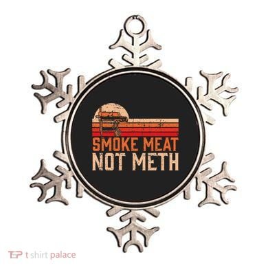 Smoke Meat Not Meth Brisket Bbq Grill Ornament
