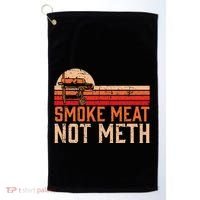 Smoke Meat Not Meth Brisket Bbq Grill Golf Towel thumb 0