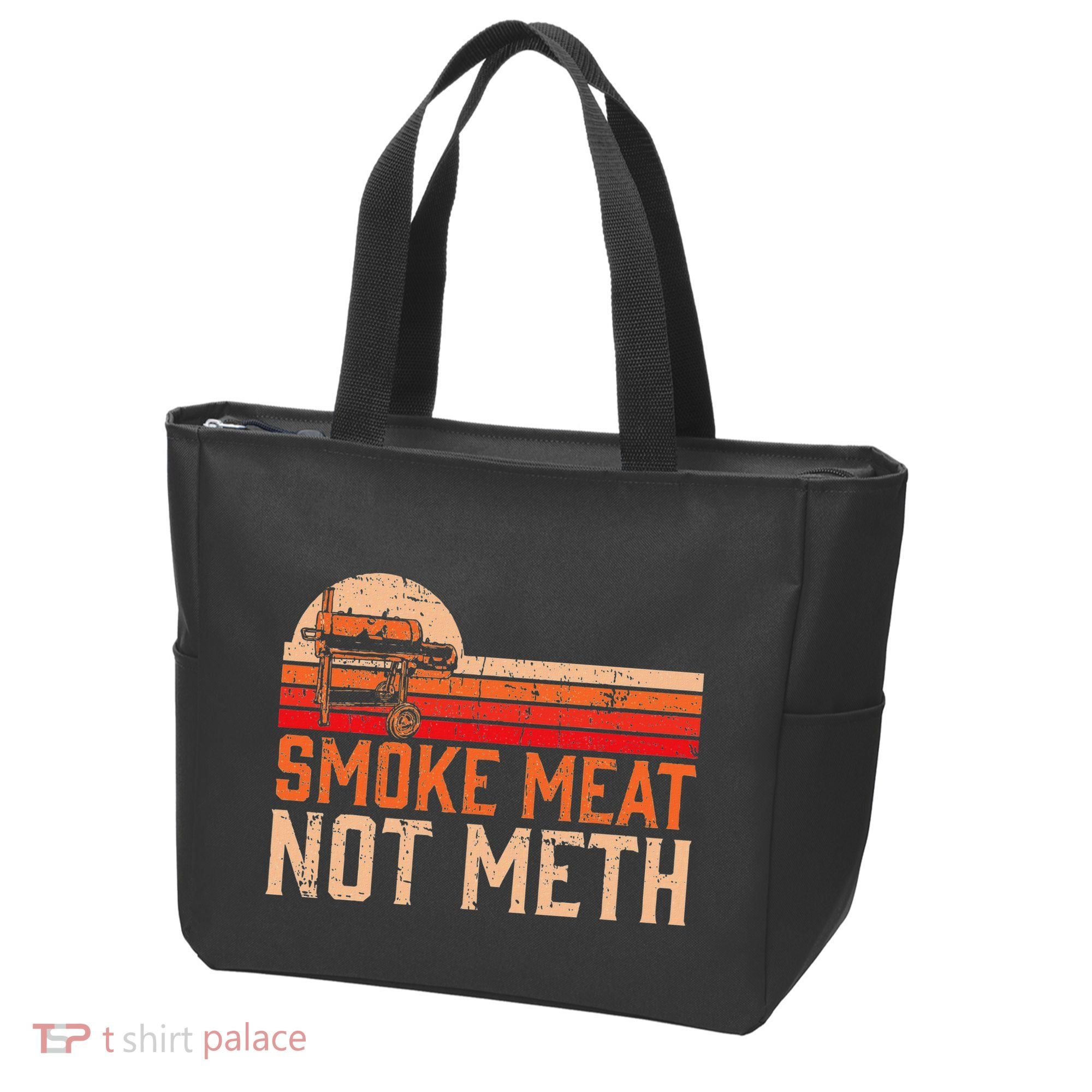 Smoke Meat Not Meth Brisket Bbq Grill Tote Bag