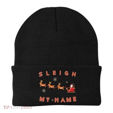 Sleigh My Name Christmas Beanie