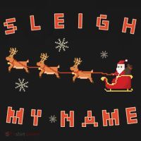 Sleigh My Name Christmas Mousepad thumb 1