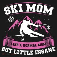 Ski Mom Not Normal Little Insane Skiers Skiing Gift Ornament thumb 1