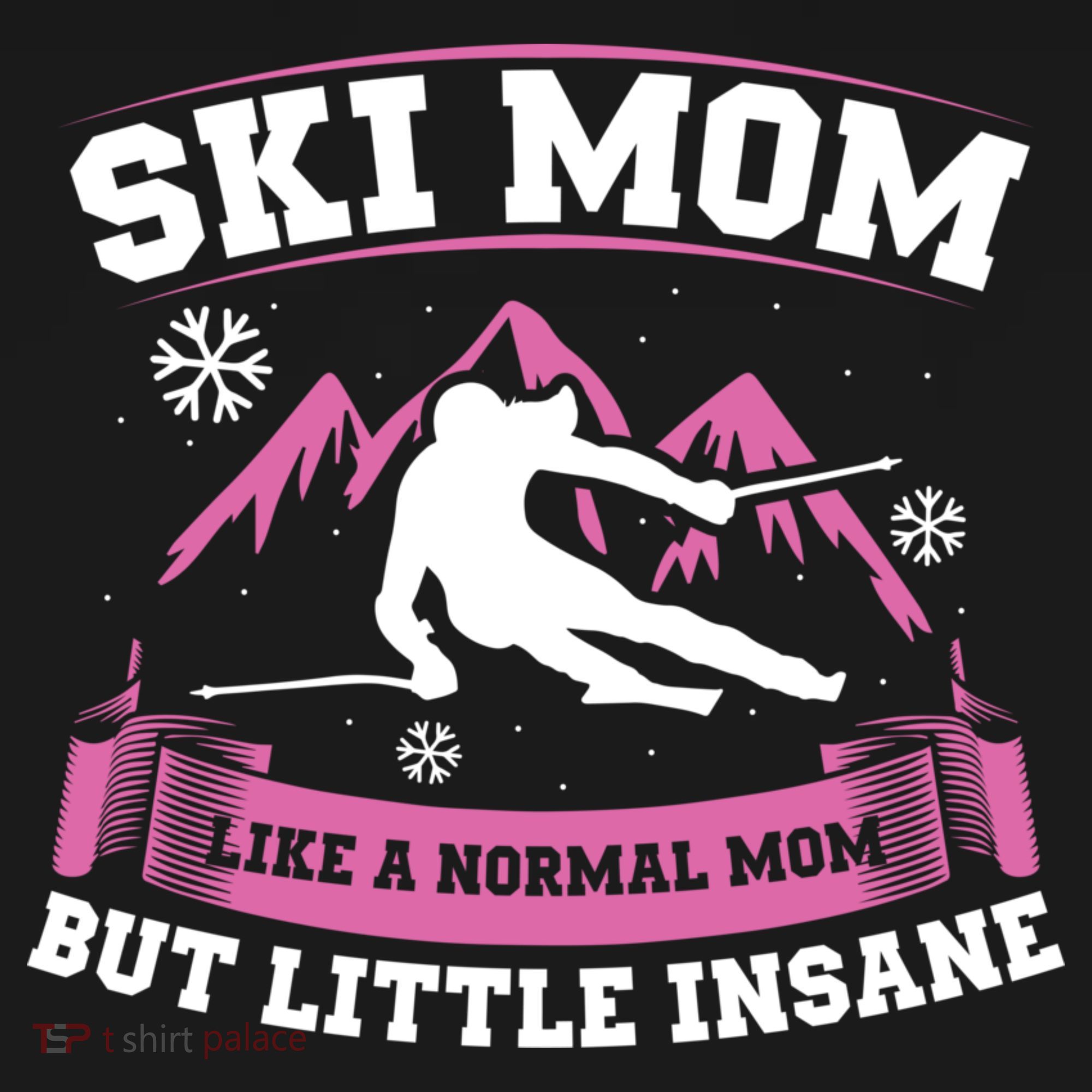 Ski Mom Not Normal Little Insane Skiers Skiing Gift Ornament