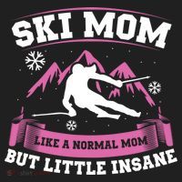Ski Mom Not Normal Little Insane Skiers Skiing Gift Hat thumb 2