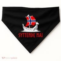 Syttende Mai Norwegian Norway USA-Made Doggie Bandana thumb 0