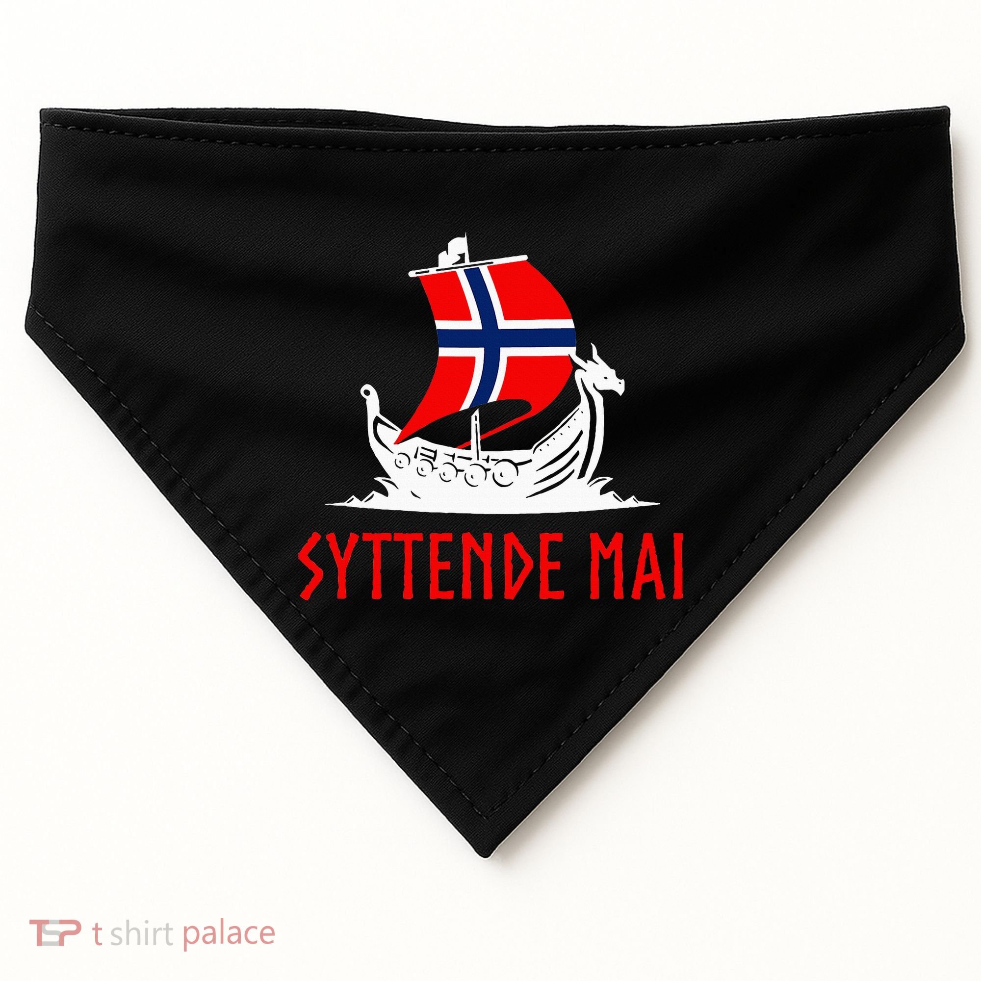 Syttende Mai Norwegian Norway USA-Made Doggie Bandana