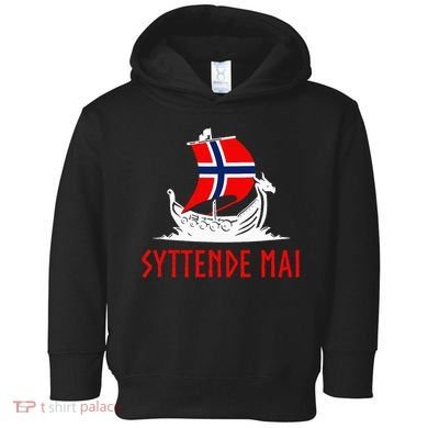 Syttende Mai Norwegian Norway Toddler Hoodie