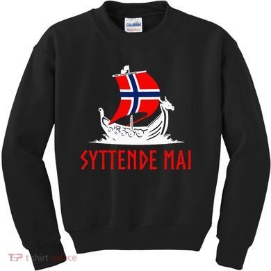Syttende Mai Norwegian Norway Kids Sweatshirt
