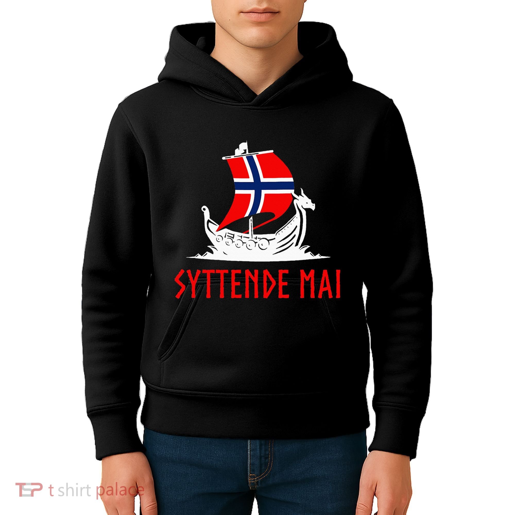 Syttende Mai Norwegian Norway Kids Hoodie
