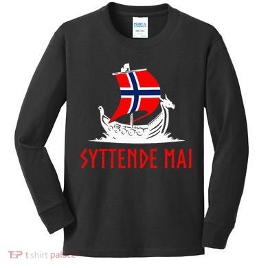 Syttende Mai Norwegian Norway Kids Long Sleeve Shirt