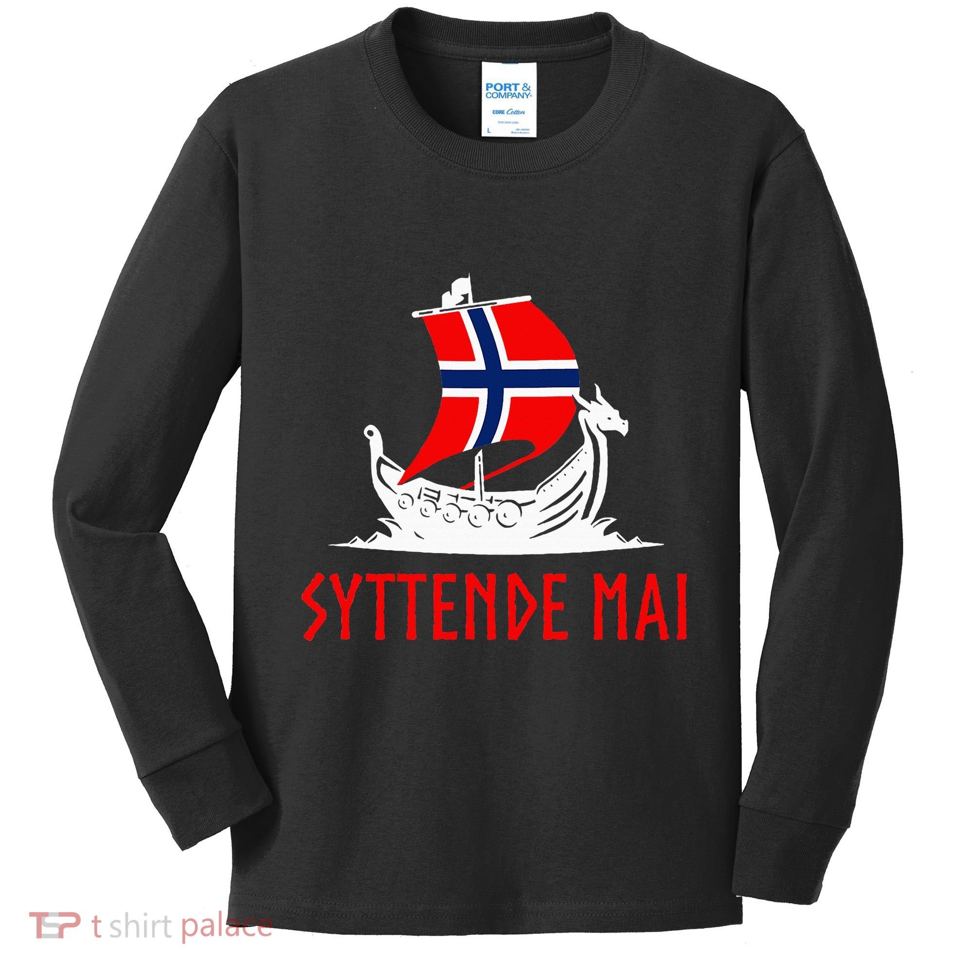 Syttende Mai Norwegian Norway Kids Long Sleeve Shirt