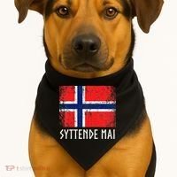 Syttende Mai Norwegian Norway USA-Made Doggie Bandana thumb 1
