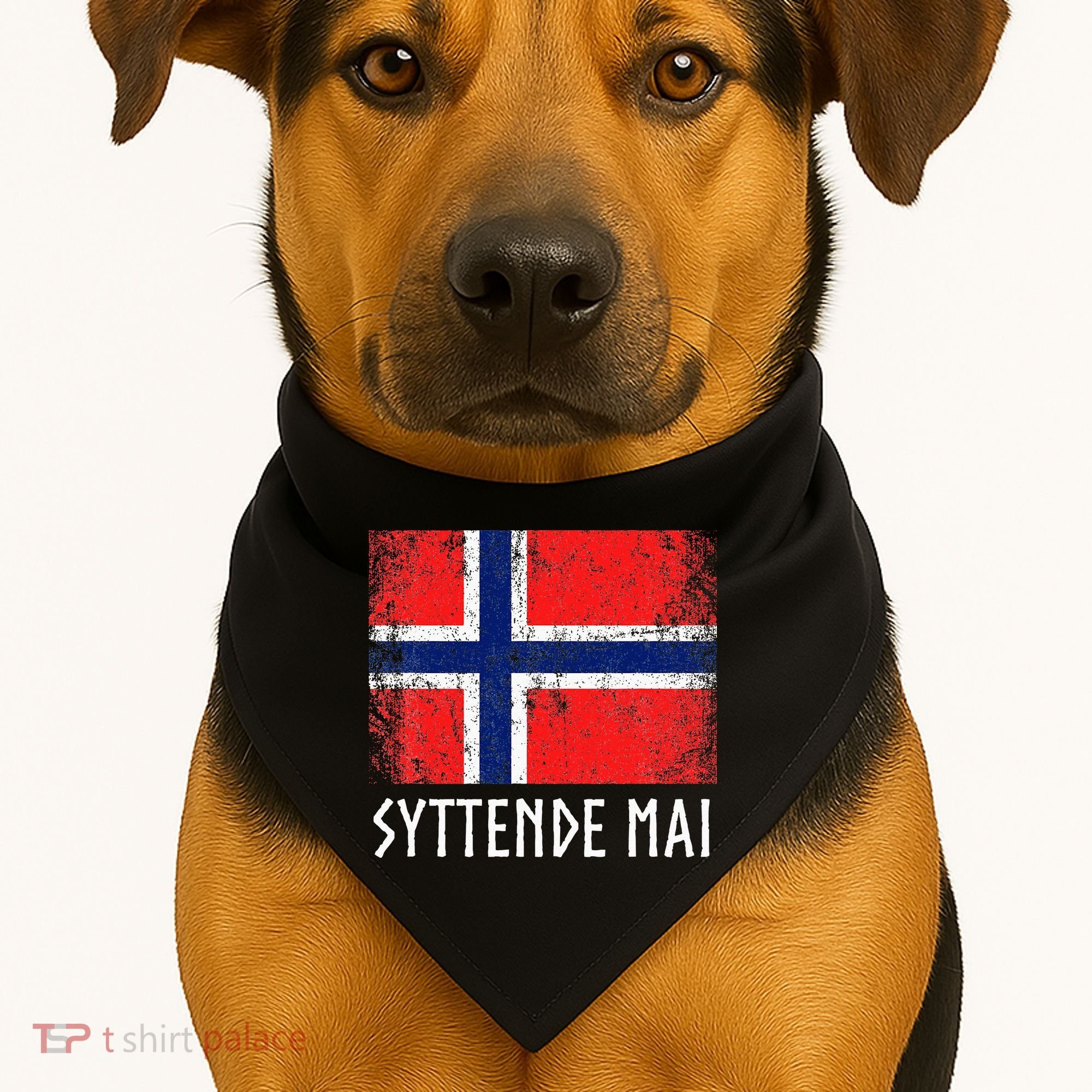 Syttende Mai Norwegian Norway USA-Made Doggie Bandana