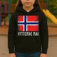 Syttende Mai Norwegian Norway Kids Hoodie thumb 3