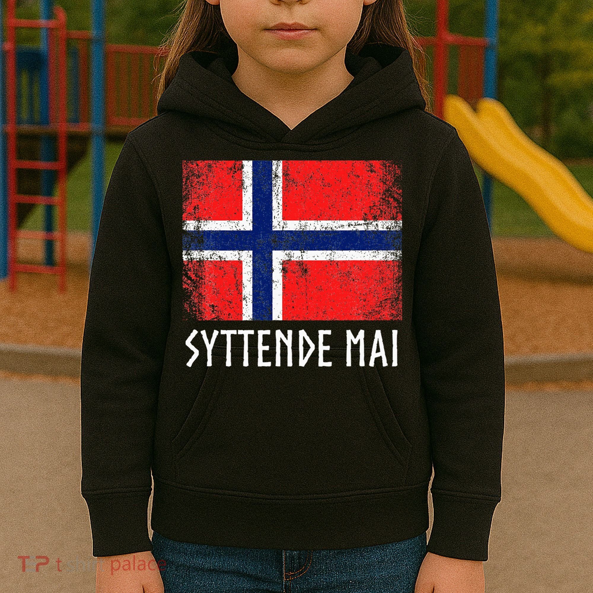 Syttende Mai Norwegian Norway Kids Hoodie