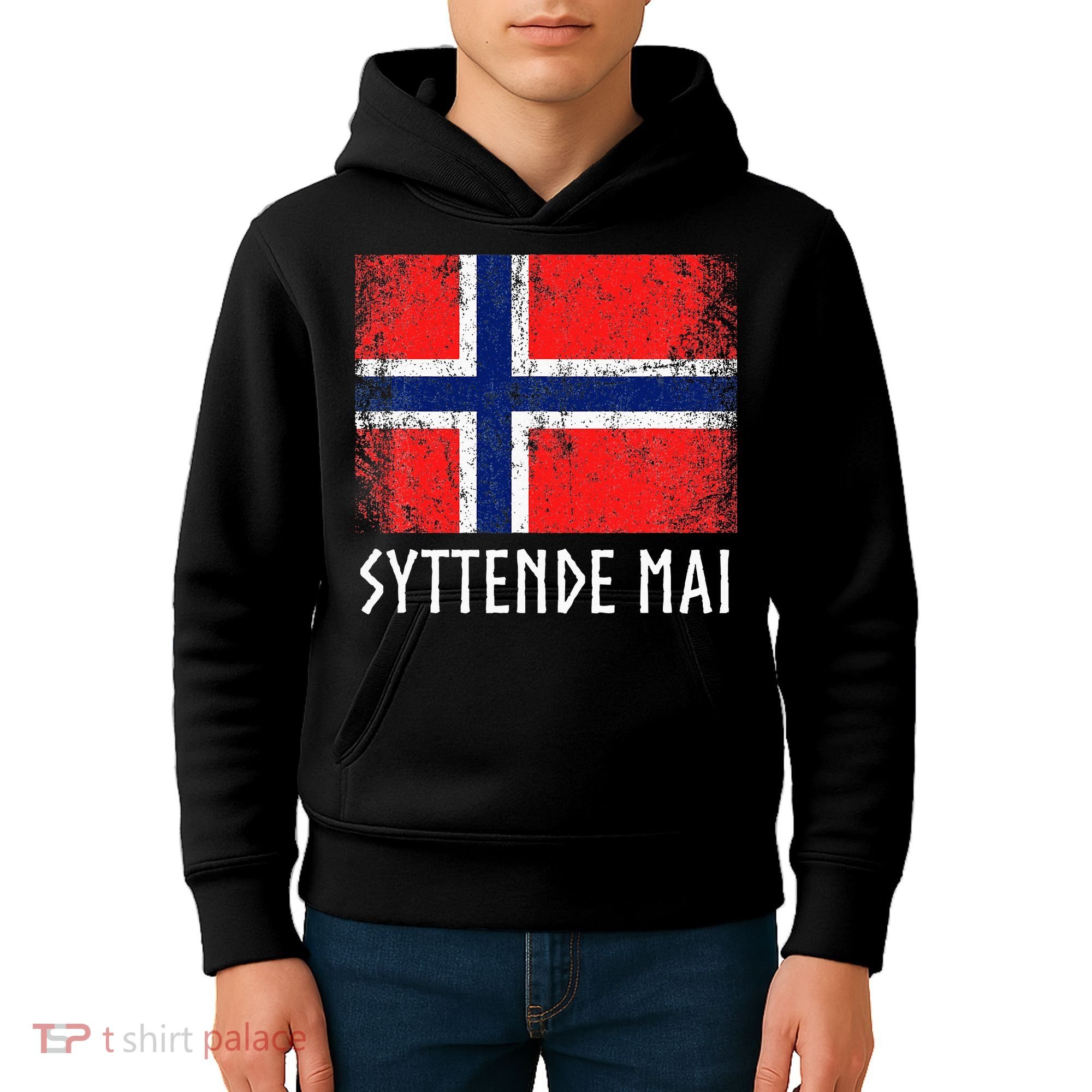 Syttende Mai Norwegian Norway Kids Hoodie