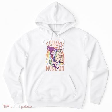 School Mode On Gnome Unicorn Rainbow Dab Hoodie