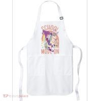 School Mode On Gnome Unicorn Rainbow Dab Apron thumb 0