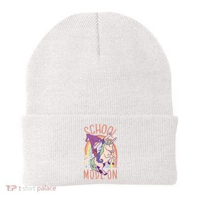 School Mode On Gnome Unicorn Rainbow Dab Beanie