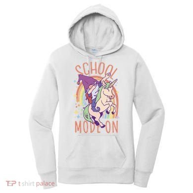 School Mode On Gnome Unicorn Rainbow Dab Women's Hoodie