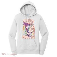 School Mode On Gnome Unicorn Rainbow Dab Women's Hoodie thumb 0
