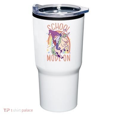 School Mode On Gnome Unicorn Rainbow Dab Tumbler