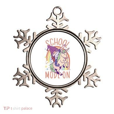 School Mode On Gnome Unicorn Rainbow Dab Ornament