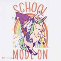 School Mode On Gnome Unicorn Rainbow Dab Hat thumb 2