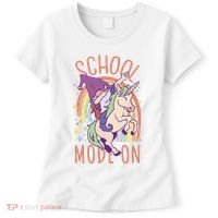 School Mode On Gnome Unicorn Rainbow Dab Women's T-Shirt thumb 0