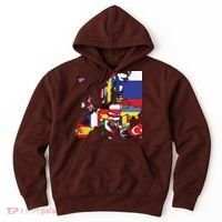 Simple Map Of Europe With Country Flags Hoodie thumb 0