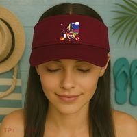 Simple Map Of Europe With Country Flags Visor thumb 2