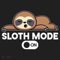 Sloth Mode On Funny Lazy Women's Sweatshirt thumb 2