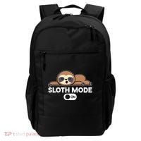 Sloth Mode On Funny Lazy Backpack thumb 0
